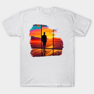 Portrait of a Beautiful View T-Shirt